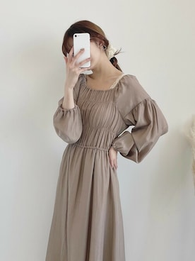 「SLURR（スラ―）のアイテム」を使った、SLURR(スラー)OFFICIALさん（レディース・156cm）の冬コーディネート