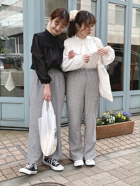 SLURR(スラー)OFFICIALさん(レディース・155cm)の春コーディネート