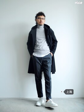 「アイテム（モッズコート）」を使った、timesyetさん（メンズ・173cm）の夏コーディネート