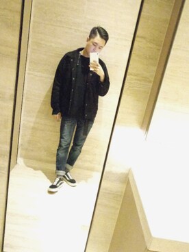 「ESPRIT（エスプリ）のアイテム（パンツ）」を使った、ERICCOKEさん（メンズ・164cm）の春コーディネート