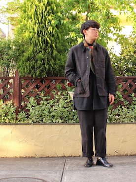 「MASTER&Co（マスターアンドコー）のアイテム（パンツ）」を使った、pettyさん（メンズ・170cm）の春コーディネート