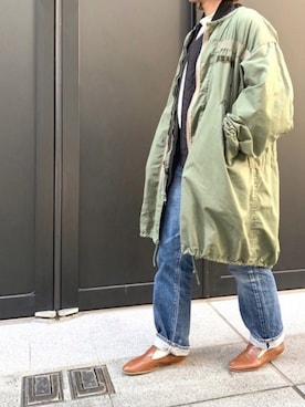 「DRIES VAN NOTEN（ドリスヴァンノッテン）のアイテム（シューズ）」を使った、san🦔さん（レディース・158cm）の冬コーディネート