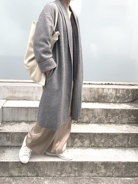 「stansmith」｜san🦔さん（レディース・158cm）の冬コーディネート