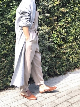 「DRIES VAN NOTEN（ドリスヴァンノッテン）のアイテム（シューズ）」を使った、san🦔さん（レディース・158cm）の冬コーディネート