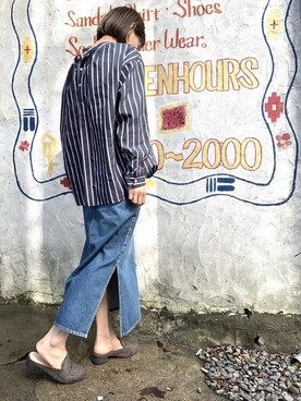 san🦔さん（レディース・158cm）の春コーディネート