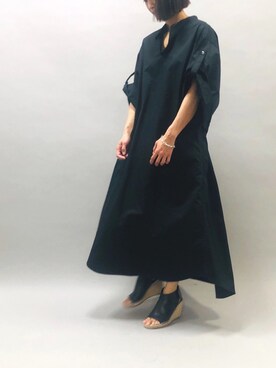 「Munich（ミューニック）のアイテム（シャツワンピース）」を使った、san🦔さん（レディース・158cm）の春コーディネート