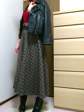 りりぃさん（レディース・168cm）の冬コーディネート