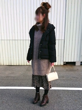 りりぃさん（レディース・168cm）の冬コーディネート