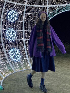 「MUJI Labo（ムジラボ）のアイテム（ワンピース/ドレス）」を使った、echoalcoholさん（レディース・168cm）の春コーディネート