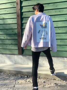 🍑ムー🍑さん（メンズ・173cm）の春コーディネート