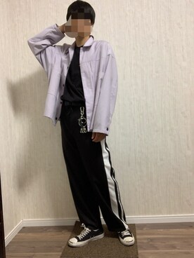 「HARE（ハレ）のアイテム（キーホルダー）」を使った、🍑ムー🍑さん（メンズ・173cm）の春コーディネート