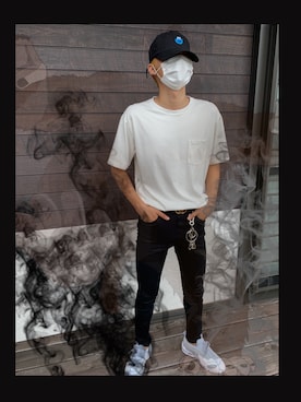 「いいね返し」｜🍑ムー🍑さん（メンズ・173cm）の夏コーディネート