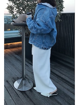 「DouDou（ドゥドゥ）のアイテム（キャップ）」を使った、sakuraさん（レディース・165cm）の春コーディネート