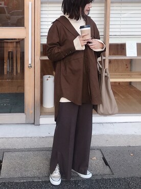 sakuraさん（レディース・165cm）の秋コーディネート