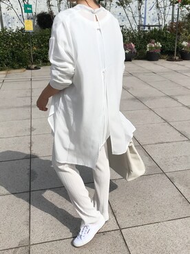 「SUPERGA（スペルガ）のアイテム」を使った、sakuraさん（レディース・165cm）の春コーディネート