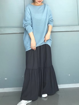 「SUPERGA（スペルガ）のアイテム」を使った、sakuraさん（レディース・165cm）の春コーディネート