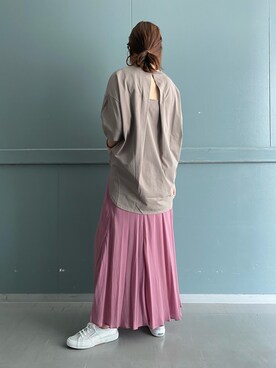 「SUPERGA（スペルガ）のアイテム」を使った、sakuraさん（レディース・165cm）の夏コーディネート