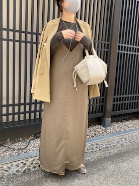 「スタッフセンバツ」｜「アイテム（バレエシューズ）」を使った、sakuraさん（レディース・165cm）の秋コーディネート