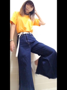 「スボーツミックス」｜「アイテム（アクセサリー）」を使った、しょーんさん（レディース・166cm）の夏コーディネート
