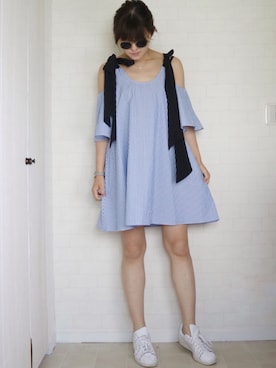 utamama210さん（レディース・172cm）の春コーディネート