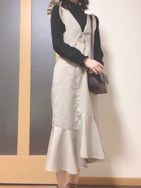 「ラテコーデ」｜ayapi02さん（レディース・165cm）の冬コーディネート