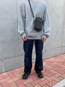 「order（オーダー）のアイテム（トップス）」を使った、まりふくさん（メンズ・163cm）の秋コーディネート