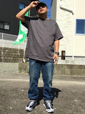 「BEEFY」｜MACCHANNさん（メンズ・170cm）の夏コーディネート