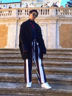 「ALDO（アルド）のアイテム」を使った、HiroTokyoさん（メンズ・175cm）の秋コーディネート