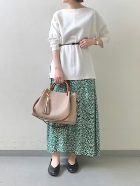 hollyさん（レディース・160cm）の春コーディネート