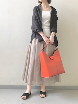 hollyさん（レディース・160cm）の春コーディネート