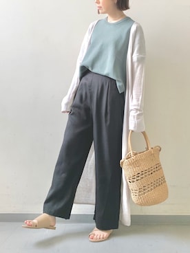 hollyさん（レディース・160cm）の春コーディネート