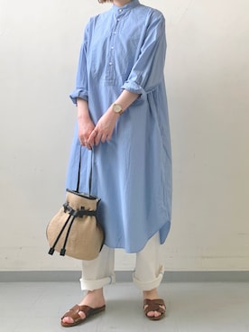 「ORCIVAL（オーシバル）のアイテム（ワンピース/ドレス）」を使った、hollyさん（レディース・160cm）の春コーディネート