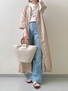 hollyさん（レディース・160cm）の春コーディネート