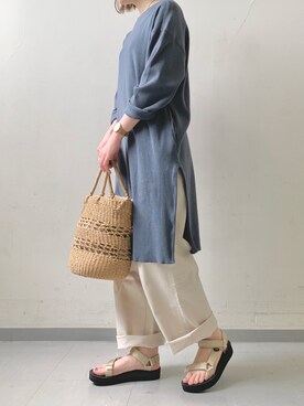 hollyさん（レディース・160cm）の春コーディネート