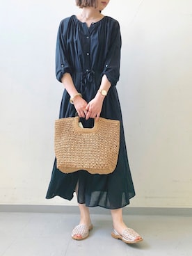 「AVARCAS（アバルカス）のアイテム」を使った、hollyさん（レディース・160cm）の夏コーディネート