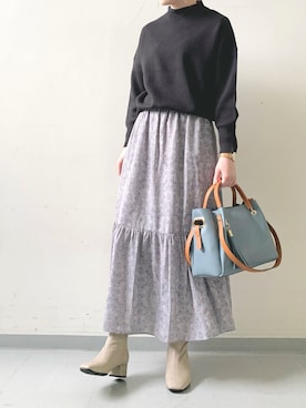 hollyさん（レディース・160cm）の冬コーディネート