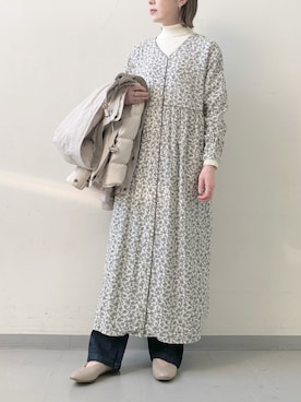 hollyさん（レディース・160cm）の冬コーディネート