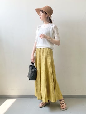 「C.T.plage（シーティープラージュ）のアイテム」を使った、hollyさん（レディース・160cm）の夏コーディネート