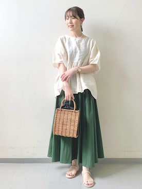 hollyさん（レディース・160cm）の夏コーディネート