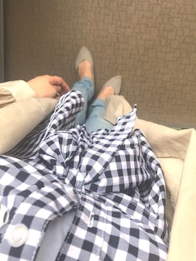 「mysty woman（ミスティウーマン）のアイテム（その他アウター）」を使った、TINAMIさん（レディース・156cm）の春コーディネート