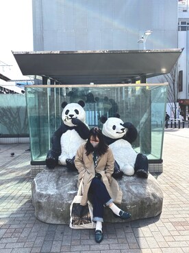 「Safari（サファリ）のアイテム」を使った、TINAMIさん（レディース・156cm）の春コーディネート