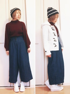 𝔸𝕤𝕒𝕞𝕚.さん(レディース・157cm)の冬コーディネート