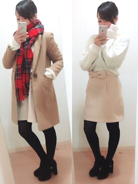 𝔸𝕤𝕒𝕞𝕚.さん（レディース・157cm）の冬コーディネート
