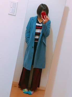 「salus（サルース）のアイテム」を使った、𝔸𝕤𝕒𝕞𝕚.さん（レディース・157cm）の冬コーディネート