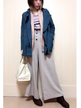 𝔸𝕤𝕒𝕞𝕚.さん(レディース・157cm)の春コーディネート