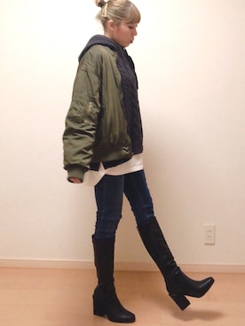 𝔸𝕤𝕒𝕞𝕚.さん（レディース・157cm）の冬コーディネート