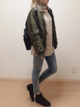 𝔸𝕤𝕒𝕞𝕚.さん（レディース・157cm）の冬コーディネート