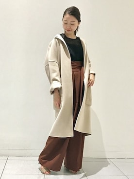 「Noble（ノーブル）のアイテム（サンダル）」を使った、miyuuさん（レディース・158cm）の秋コーディネート