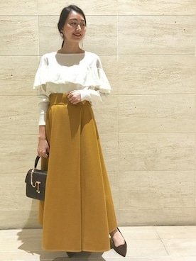 「ELIN（エリン）のアイテム」を使った、miyuuさん（レディース・158cm）の秋コーディネート