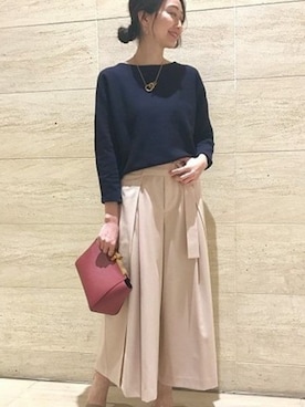 「SMIR NASLI（サミールナスリ）のアイテム」を使った、miyuuさん（レディース・158cm）の冬コーディネート